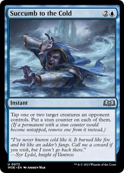 Succumb to the Cold (Wilds of Eldraine) Near Mint Foil