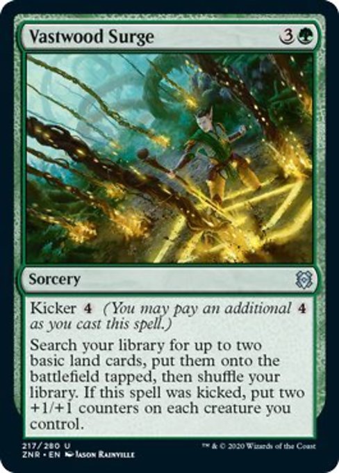 Vastwood Surge (Zendikar Rising) Near Mint