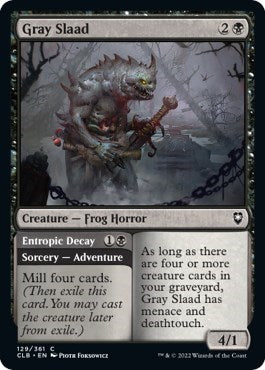 Gray Slaad (Commander Legends: Battle for Baldur's Gate) Light Play Foil
