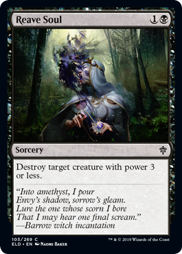 Reave Soul (Throne of Eldraine) Light Play