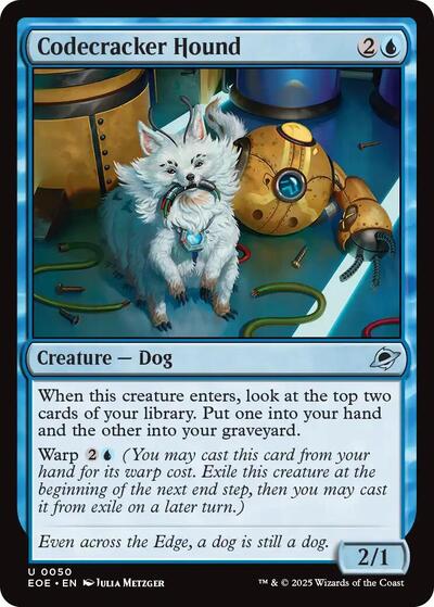 Codecracker Hound (Edge of Eternities) Near Mint Foil