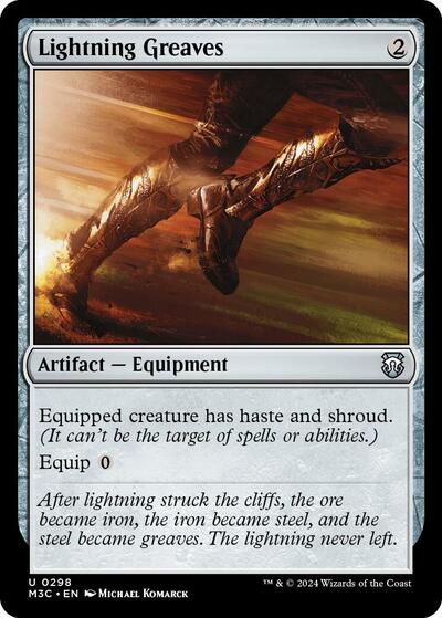 Lightning Greaves (Commander: Modern Horizons 3) Near Mint