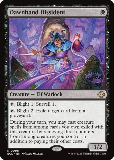 Dawnhand Dissident (Lorwyn Eclipsed) Near Mint Foil