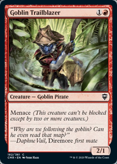 Goblin Trailblazer (Commander Legends) Light Play Foil