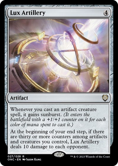 Lux Artillery (Commander: Phyrexia: All Will Be One) Near Mint