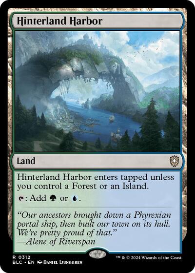 Hinterland Harbor (Commander: Bloomburrow) Light Play