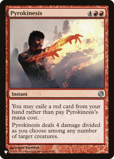 Pyrokinesis (The List) Near Mint