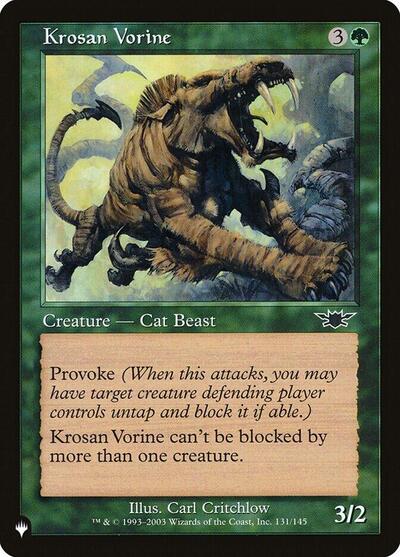 Krosan Vorine (The List) Near Mint
