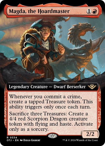 Magda, the Hoardmaster (Extended Art) (Outlaws of Thunder Junction) Light Play