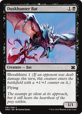 Duskhunter Bat (Modern Masters 2015) Light Play Foil