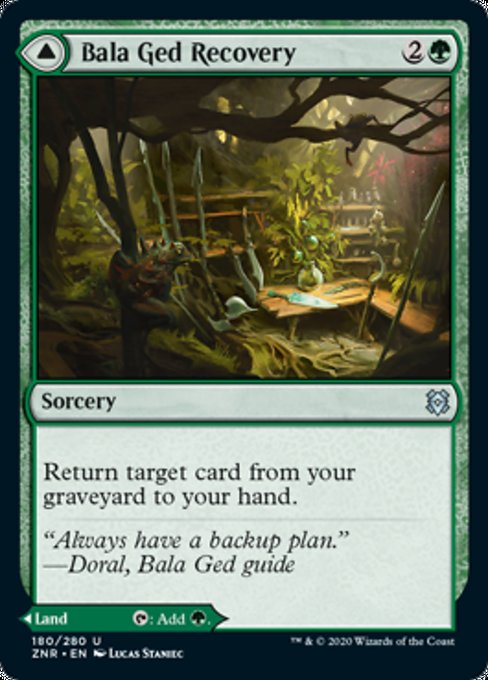 Bala Ged Recovery / Bala Ged Sanctuary (Zendikar Rising) Light Play