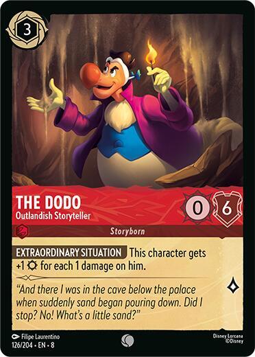 The Dodo - Outlandish Storyteller (Reign of Jafar) Near Mint Cold Foil