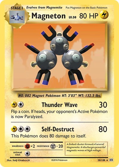 Magneton (XY - Evolutions) Light Play Holofoil