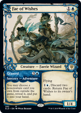 Fae of Wishes (Showcase) (Throne of Eldraine) Light Play