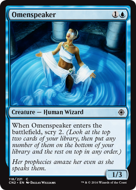 Omenspeaker (Conspiracy: Take the Crown) Light Play Foil