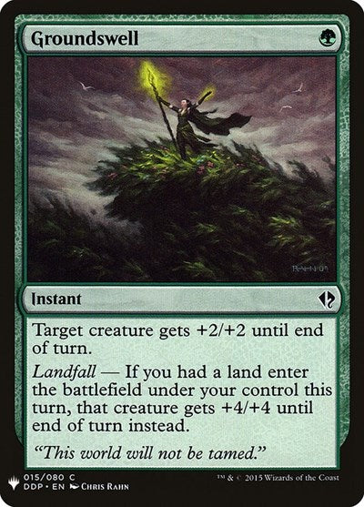 Groundswell (Mystery Booster) Light Play