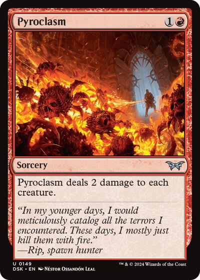 Pyroclasm (Duskmourn: House of Horror) Near Mint