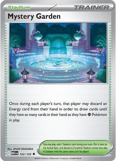 Mystery Garden - 122 (ME01: Mega Evolution) Near Mint