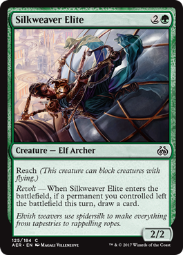 Silkweaver Elite (Aether Revolt) Light Play Foil