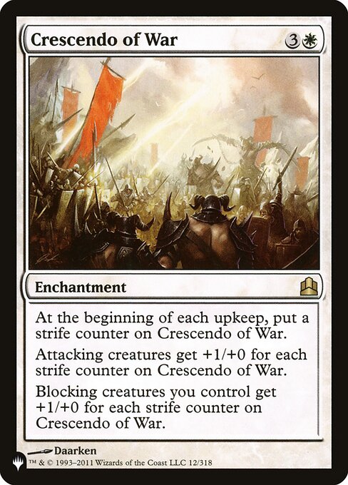 Crescendo of War (The List) Light Play