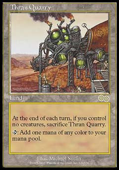 Thran Quarry (Urza's Saga) Light Play