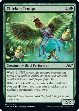 Chicken Troupe (Unfinity) Light Play Foil