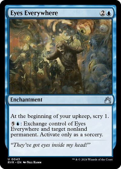 Eyes Everywhere (Ravnica Remastered) Light Play