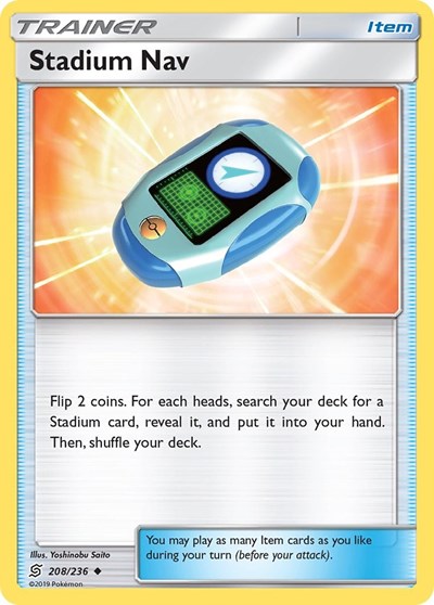 Stadium Nav (SM - Unified Minds) Near Mint Reverse Holofoil