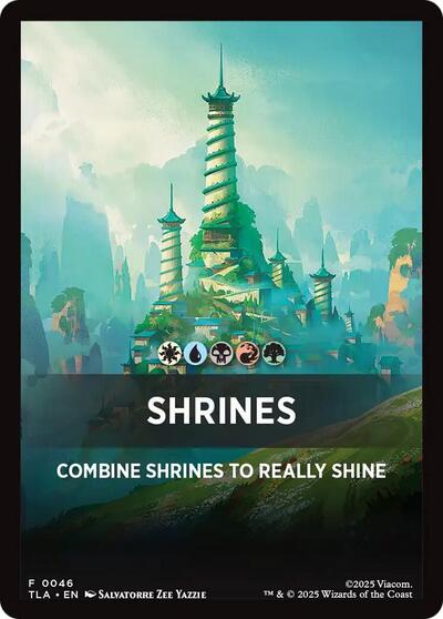 Shrines Theme Card (Avatar: The Last Airbender) Near Mint