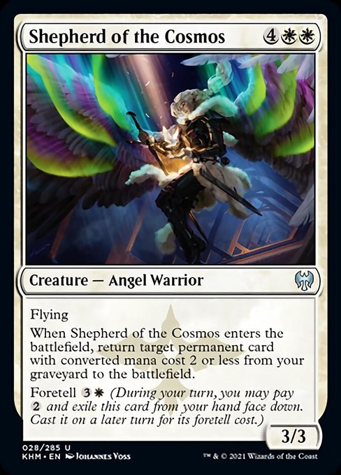 Shepherd of the Cosmos (Kaldheim) Light Play Foil