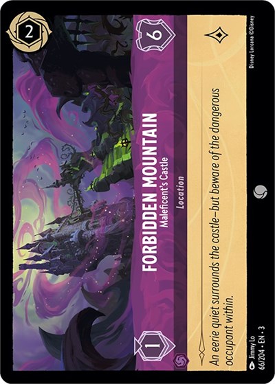 Forbidden Mountain - Maleficent's Castle (Into the Inklands) Near Mint