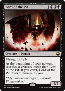 Lord of the Pit (Iconic Masters) Light Play
