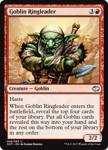 Goblin Ringleader (Duel Decks: Merfolk vs Goblins) Near Mint