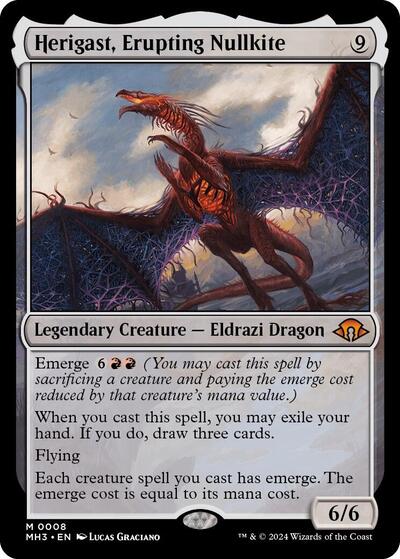 Herigast, Erupting Nullkite (Modern Horizons 3) Light Play