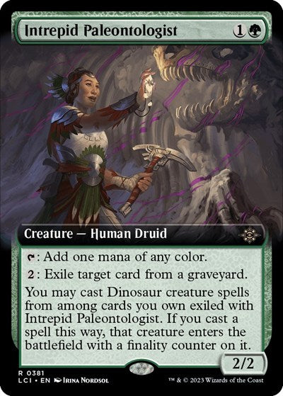 Intrepid Paleontologist (Extended Art) (The Lost Caverns of Ixalan) Near Mint