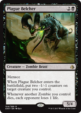Plague Belcher (Amonkhet) Light Play Foil