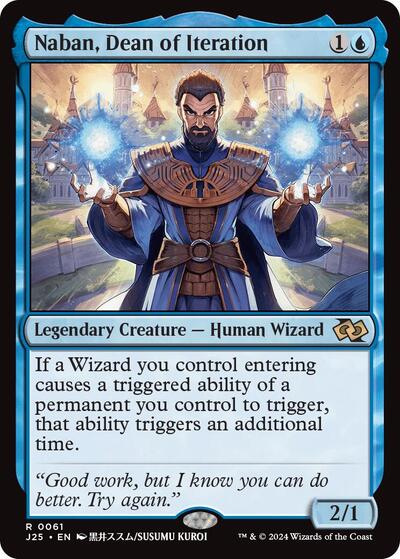 Naban, Dean of Iteration (Anime) (Foundations Jumpstart) Light Play