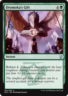 Dromoka's Gift (Dragons of Tarkir) Light Play Foil