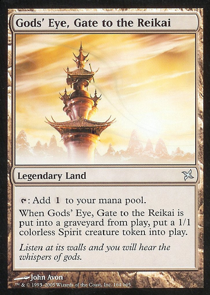 Gods' Eye, Gate to the Reikai (Betrayers of Kamigawa) Light Play
