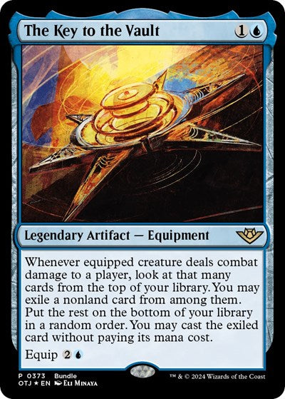 The Key to the Vault (OTJ Bundle) (Promos: Unique and Miscellaneous) Light Play Foil