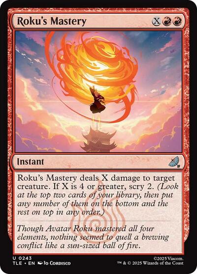 Roku's Mastery (Avatar: The Last Airbender: Eternal-Legal) Near Mint