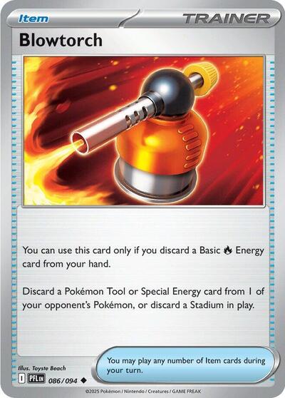 Blowtorch - 086 (ME02: Phantasmal Flames) Near Mint Reverse Holofoil