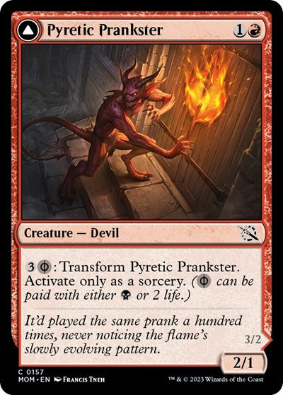 Pyretic Prankster (March of the Machine) Light Play Foil