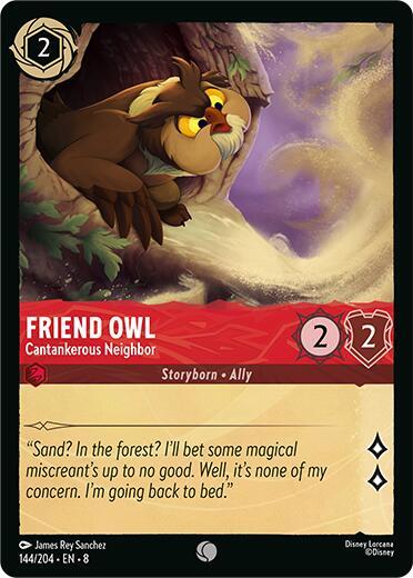 Friend Owl - Cantankerous Neighbor (Reign of Jafar) Near Mint
