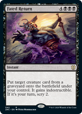 Fated Return (Commander 2020 Zendikar Rising) Light Play