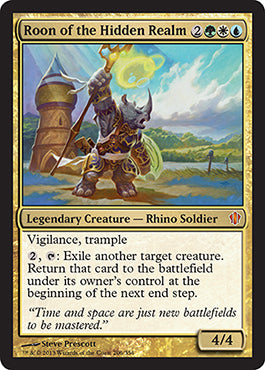 Roon of the Hidden Realm (Commander 2013 Edition) Light Play