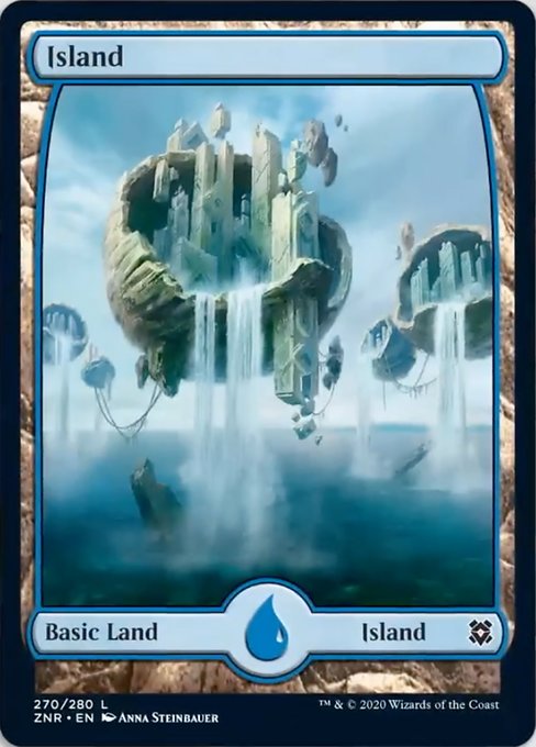 Island (270) (Zendikar Rising) Near Mint