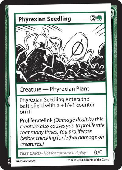 Phyrexian Seedling (Mystery Booster 2 Playtest Cards) Near Mint