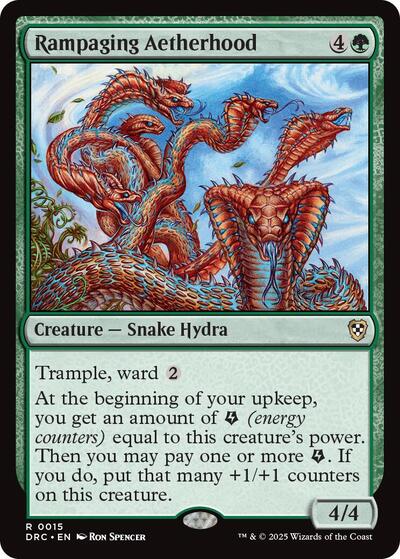 Rampaging Aetherhood (Commander: Aetherdrift) Light Play