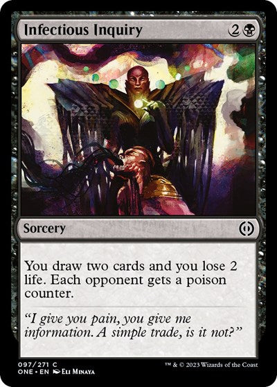 Infectious Inquiry (Phyrexia: All Will Be One) Light Play